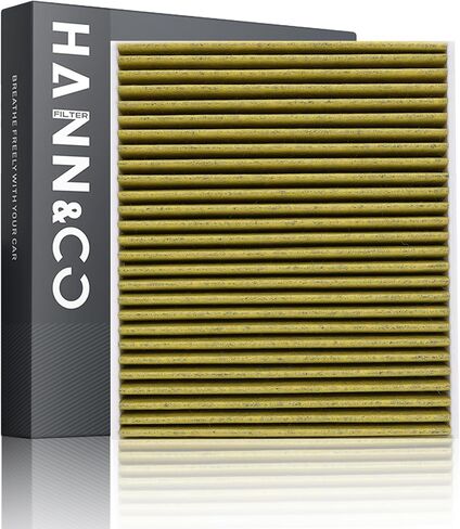 HANN&CO Ultra Long Life 4-Layer HEPA Activated Carbon Cabin Air Filter Use Silver Coated Fiber Primary Filter Material For Honda，Acura Replacement CF10134， CP134（HCC1021-Y） in Saudi Arabia