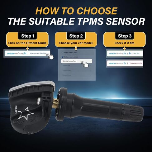 TPMS Sensors Set of 4 - Tire Pressure Sensor Compatible with Chevrolet Silverado 2007-2019 Equinox Malibu Traverse Colorado Spark Tahoe Cruze GMC Sierra Terrain Yukon Replace# 13598771 13586335 in Saudi Arabia