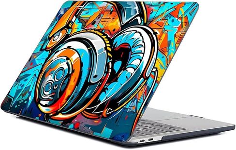 Compatible with MacBook Air 13.6 Inch 2022 2025 Release M2 A2681 M4 A3240 Plastic Black Computer Case for Girl Boy Fashion Pattern Big Eyes Black Cat Peeping Out in Saudi Arabia