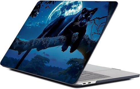 Compatible with MacBook Air 13.6 Inch 2022 2025 Release M2 A2681 M4 A3240 Plastic Black Computer Case for Girl Boy Fashion Pattern Big Eyes Black Cat Peeping Out in Saudi Arabia