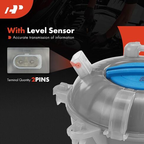 A-Premium Engine Coolant Overflow Recovery Reservoir Tank with Cap Compatible with Volkswagen Atlas Cross Sport 2020 2021 2022 2.0L, Replaces# 77777PK in Saudi Arabia