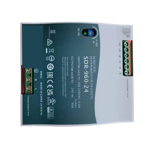 1 قطعة SDR-960 SDR-960-48 48 فولت 20A 960 واط تيار مستمر السكك الحديدية تحويل التيار الكهربائي نشط PFC in Saudi Arabia