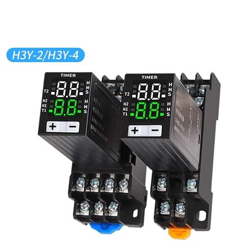 Small Digital Display H3Y-2/4 Double time Relay Cycle time with Base Control delay 12V24V220V(H3Y-4 DC12V) in Saudi Arabia