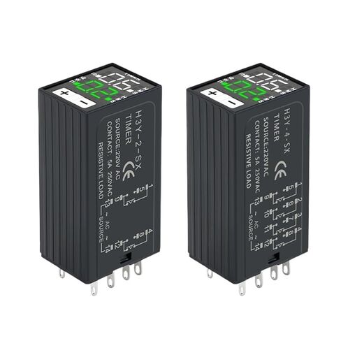 Small Digital Display H3Y-2/4 Double time Relay Cycle time with Base Control delay 12V24V220V(H3Y-4 DC12V) in Saudi Arabia