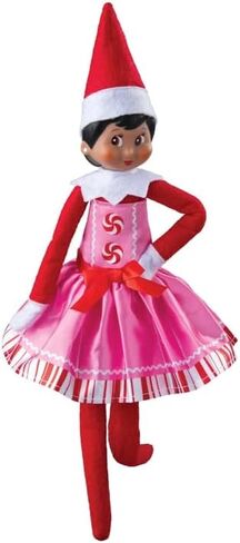 مجموعة صندوق The Elf on the Shelf مع Pixie Scout Elf (فتاة ذات عيون بنية)، وكتاب القصص القصيرة وإكسسوار فستان الحفلات الوردي النعناع [حزمة متعددة العناصر] in Saudi Arabia
