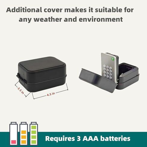 Smart Key Lock Box for Outdoor, Waterproof Key Safe with Code, APP Bluetooth Control Lockbox in Saudi Arabia