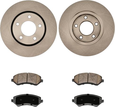 Front Brake Rotors and Pads kit Torchbeam replacement for 2010-2016 SRX, 2011 9-4X, 55177+D1422 Drilled and Slotted Brake Rotors Ceramic Brake Pads in Saudi Arabia