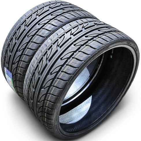 Set of 4 (FOUR) Haida Racing HD921 Summer Passenger Car High Performance Radial Tires-295/25R22 295/25ZR22 295/25/22 295/25-22 97W Load Range XL 4-Ply BSW Black Side Wall UTQG 420AA in Saudi Arabia