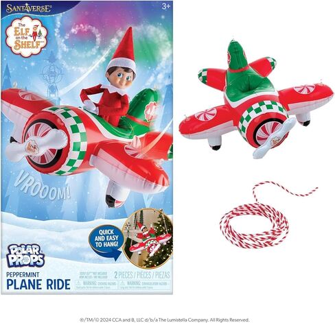 The Elf on the Shelf Bundle: Flurry Flight Jacket and SEAP Peppermint Plane Ride (Elf Clothing and Accessories Set) in Saudi Arabia
