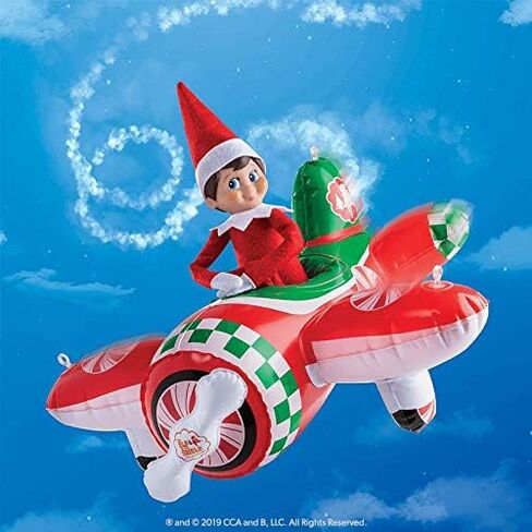 The Elf on the Shelf Bundle: Flurry Flight Jacket and SEAP Peppermint Plane Ride (Elf Clothing and Accessories Set) in Saudi Arabia