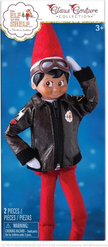 The Elf on the Shelf Bundle: Flurry Flight Jacket and SEAP Peppermint Plane Ride (Elf Clothing and Accessories Set) in Saudi Arabia