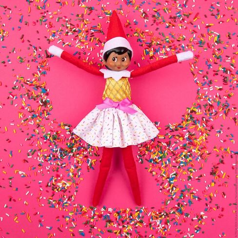 The Elf on The Shelf - Claus Couture Set of 3: Tiny Tinsel Party Dress, Ice Cream Party Dress, and Snowflake Sweetie Dress in Saudi Arabia