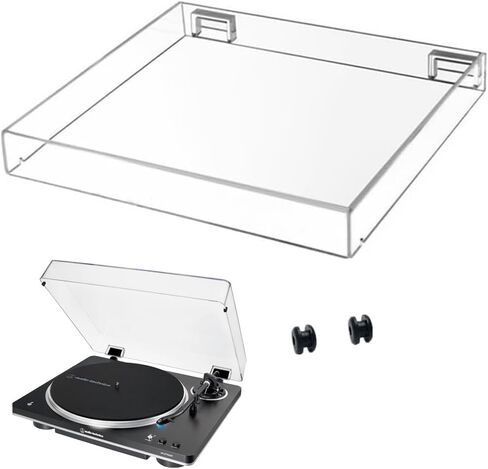 غطاء غبار بديل لـ AT-LP60X/ATLP60XBT/AT-LP60XBTA، غطاء غبار لمشغل التسجيل الأكريليك متوافق مع الصوت LP60x وLP60xBT وLP60XBTA T-e-c-h-n-i-c-a Turntab (الطراز C) in Kuwait