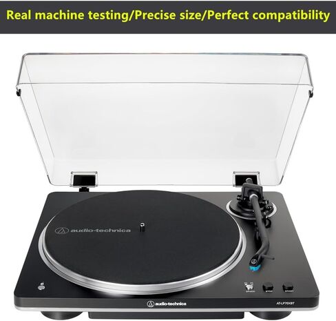 غطاء غبار بديل لـ AT-LP60X/ATLP60XBT/AT-LP60XBTA، غطاء غبار لمشغل التسجيل الأكريليك متوافق مع الصوت LP60x وLP60xBT وLP60XBTA T-e-c-h-n-i-c-a Turntab (الطراز C) in Kuwait