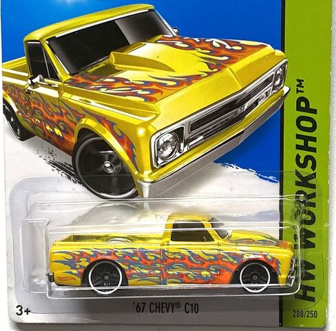 Hot Wheels '67 Chevy C10, HW Workshop 208/250 [yellow] in Saudi Arabia