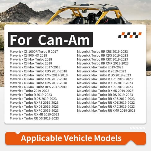 For Can-Am Maverick X3 Max Turbo R RR 2017-2023 4Pcs Front Rear Heavy Duty Wheel Bearing W/Circlip 293350109 in Saudi Arabia