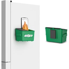 Dumpster Fire Pen Holder & Desk Organizer - Magnetic Novelty Decor for Office, Fridge, or Locker - Includes 10 Affirmation Cards for Stress Relief & Gag Gift in Saudi Arabia