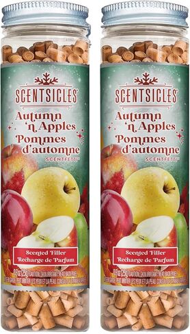 عطر Scentsicles عديم اللهب، رائحة التنوب الشتوي الأبيض، أشرطة ورقية قابلة لإعادة التدوير مملوءة بالعطر، علبة زخرفية (عبوة واحدة) in Kuwait