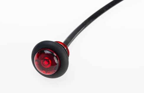S34-RR9B-1 Miniature Red LED Side Marker Light - 3/4" Mount, Waterproof, Impact-Resistant, 12V in Saudi Arabia