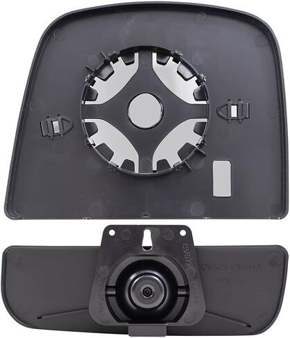 Brock Aftermarket Replacement Passenger Right Upper and Lower Mirror Glass and Base Without Heat Set Compatible With 2008-2022 Chevy Express in Saudi Arabia
