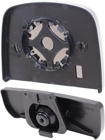 Brock Aftermarket Replacement Passenger Right Upper and Lower Mirror Glass and Base Without Heat Set Compatible With 2008-2022 Chevy Express in Saudi Arabia