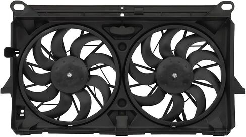 Radiator Cooling Fan Assembly Fit for 2005-2006 for Cadillac for Escalade,2005-2006 for Cadillac for Escalade ESV,2005-2006 for Cadillac for Escalade EXT,2005-2006 for chevy for Avalanche 1500 in Saudi Arabia