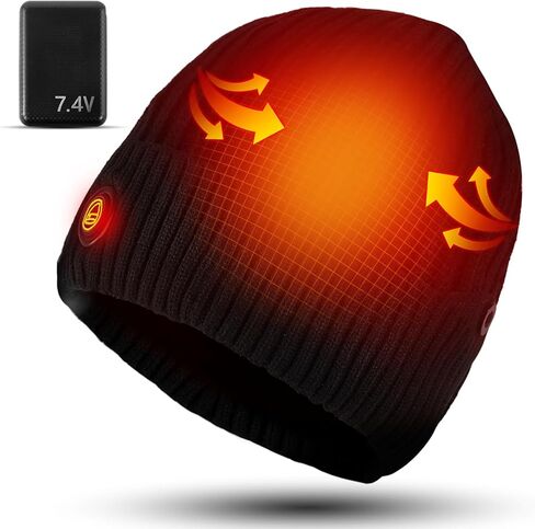 Winter Beanie Hats for Men Women, Warm Cuffed Winter Knitted Hat Cap, Soft and Warm, Suitable for Outdoor Sports, Running（Black） Black8 in Saudi Arabia