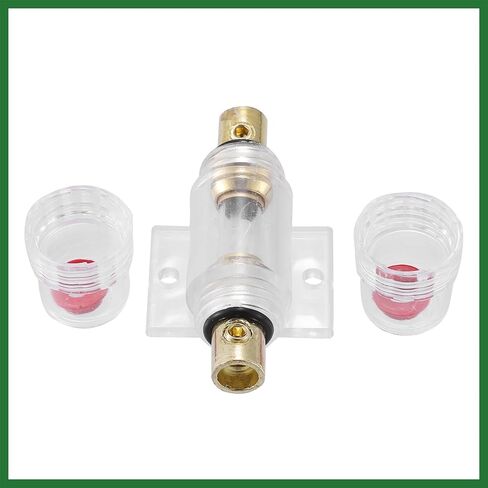 Motoforti 2 قطعة 30A مضمنة AGU فيوز حامل يناسب 4 8 10 قياس الأسلاك مع 2 قطعة 30Amp الصمامات لمضخم الصوت للسيارة طويلة الأمد in Saudi Arabia