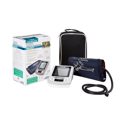 ADC 6021NSA Advantage Automatic Digital Blood Pressure Monitor with Storage Case, BHS AA Rated, Small Adult Navy Upper-Arm BP Cuff, 8" x 5" x 4" in Saudi Arabia