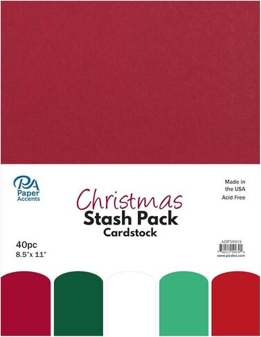 PA Paper Accents Stash Pack Cardstock Pack 8.5" x 11" Browns, colored cardstock paper for card making, scrapbooking, printing, quilling and crafts, 65lb., 40 pieces in Saudi Arabia