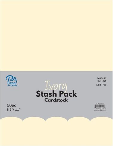 PA Paper Accents Stash Pack Cardstock Pack 8.5" x 11" Browns, colored cardstock paper for card making, scrapbooking, printing, quilling and crafts, 65lb., 40 pieces in Saudi Arabia