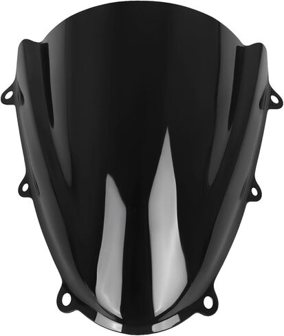 استبدال الزجاج الأمامي للدراجات النارية لسوزوكي GSXR600 GSXR750 GSXR 600 GSXR 750 2011-2025 GSX-R600Z GSX-R750Z 2022 2023 2024 2025 PC فقاعة مزدوجة الزجاج الأمامي (أسود) in Saudi Arabia