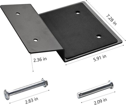 Steel Shed Ramp Top Kit, 2"× 8" Heavy Duty Loading Ramp Ends for Lawn Mower, Car, Trucks, Trailer, Driveway, Shed in Kuwait