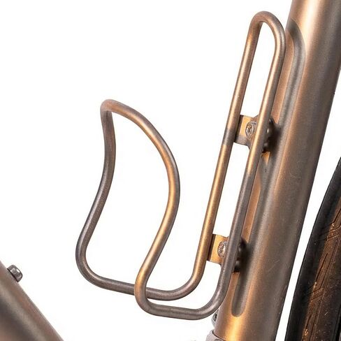 Titanium Water Bottle Cage for Bikes by LITHE GOODS, Ti screws included (Lighter Weight) in Saudi Arabia