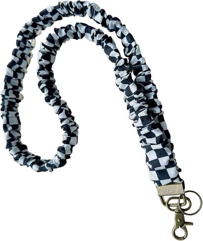 2-Pcs Stretchy Scrunchie Lanyard for Keys, Id Card Holder, Wallet - Aesthetic Long Lanyard in Saudi Arabia