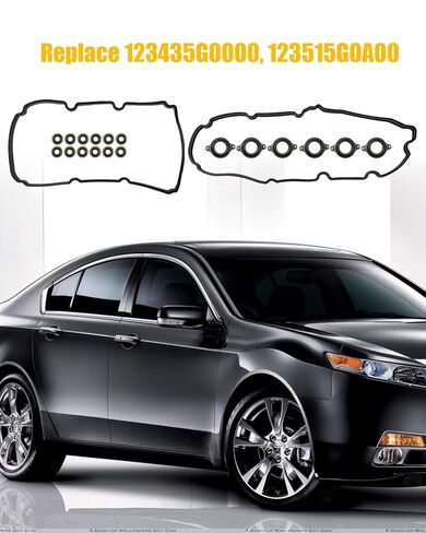 حشية غطاء الصمام مناسبة لمحرك Acura Mdx RDX RLX TLX 3.5L 3.0L 2014-2020 Honda Accord Crosstour 3.5L 2013-2017 V6، مجموعة غطاء الصمام مع سدادة شرارة استبدال 123435G0000، 123515G0A00 in Kuwait