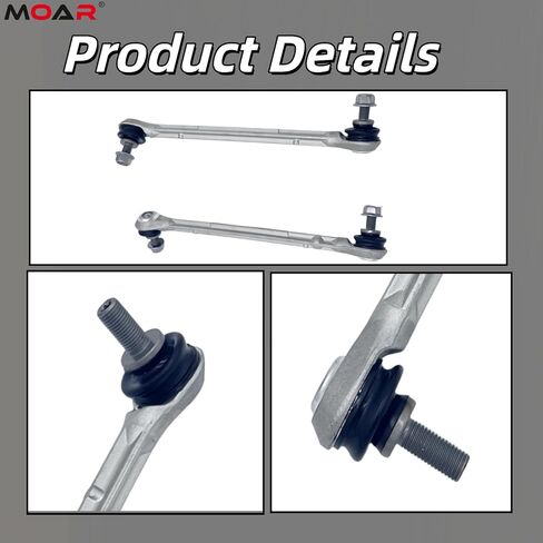 MOAR K750337 K750338 نظام التعليق الأمامي Sway Stabilizer Bar End Link Kit 2 قطعة استبدال السيارات لمرسيدس بنز 08-09 C230 10-12 C250 13-15 C250 08-15 C350 C63 AMG E350 E400 E550 in Saudi Arabia