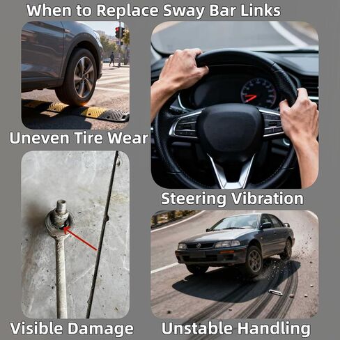 MOAR K750337 K750338 نظام التعليق الأمامي Sway Stabilizer Bar End Link Kit 2 قطعة استبدال السيارات لمرسيدس بنز 08-09 C230 10-12 C250 13-15 C250 08-15 C350 C63 AMG E350 E400 E550 in Saudi Arabia