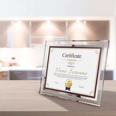 Schliersee 4x6 Glass Silver Mirrored Edge Picture Frame Set of 12 Multi 4 by 6 Frames for Tabletop Display Only in Saudi Arabia