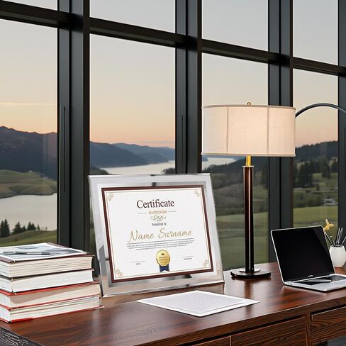 Schliersee 4x6 Glass Silver Mirrored Edge Picture Frame Set of 12 Multi 4 by 6 Frames for Tabletop Display Only in Saudi Arabia