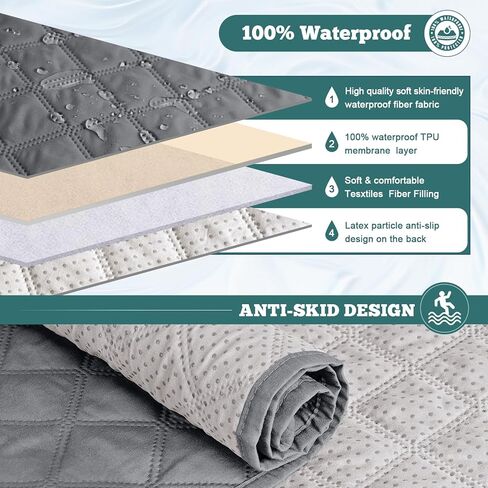 Water Resistant Recliner Chair Cover，Washable Recliner Cover, Non-Slip Chair Seat Cover for Recliner Chair with Elastic Straps for Kids, Dogs, Dark Coffee, 23' in Kuwait