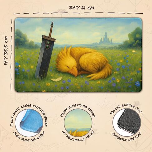 Guardian of Dreams (Stitched) - MTG Playmat - Compatible with Magic The Gathering Playmat - Play MTG, YuGiOh, TCG - Original Play Mat Art Designs & Accessories in Saudi Arabia