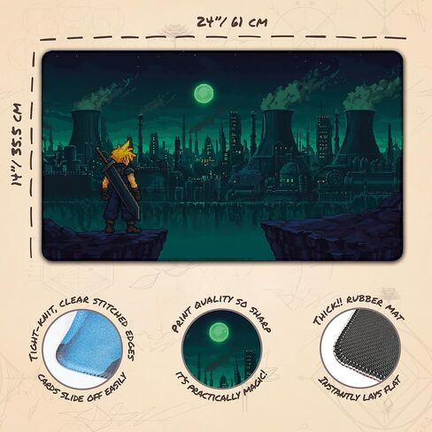 Guardian of Dreams (Stitched) - MTG Playmat - Compatible with Magic The Gathering Playmat - Play MTG, YuGiOh, TCG - Original Play Mat Art Designs & Accessories in Saudi Arabia
