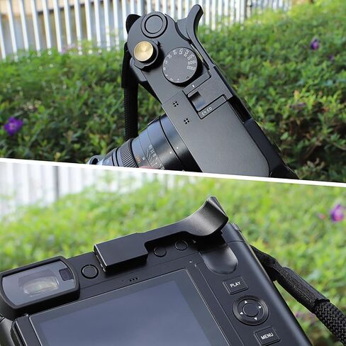 Haoge Metal Thumb Up Grip for Leica Q3 Camera Support Handgrip Accessories THB-Q3W Hot Shoe Thumb Up Rest in Saudi Arabia