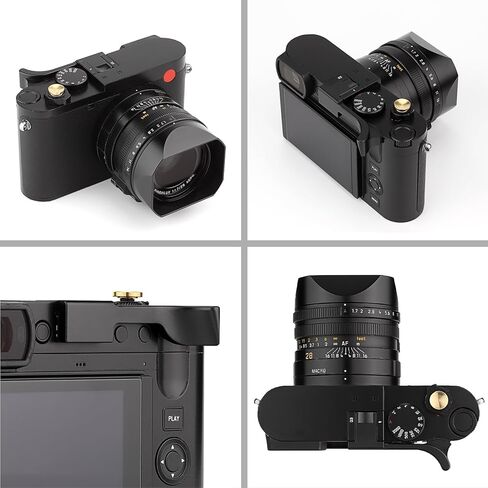 Haoge Metal Thumb Up Grip for Leica Q3 Camera Support Handgrip Accessories THB-Q3W Hot Shoe Thumb Up Rest in Saudi Arabia