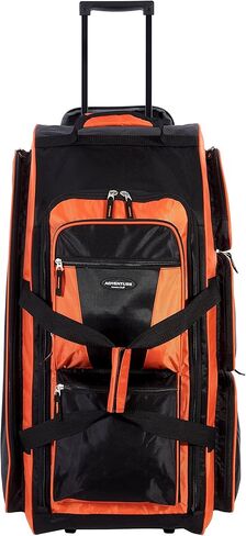 Travelers Club Xpedition 30 Inch Multi-Pocket Upright Rolling Duffel Bag in Kuwait