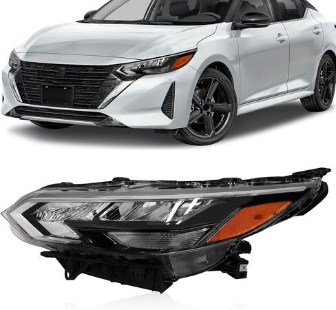 4 قطع مصابيح أمامية LED مستديرة 5.75 بوصة 50 وات مع شعاع عالٍ/منخفض وDRL متوافقة مع Kenworth W900 D-odge Challenger Gran Torino P-eterbilt Semi 349 359 شاحنة بيك اب و4000 4040 5506 H5006 H651/H466. in Kuwait