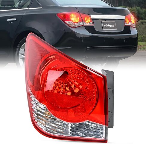 Nilight Taillight Assembly Compatible with 2011 2012 2013 2014 2015 Chevy Cruze 2016 Limited Outer Tail Light OE Style Rear Lamp Replacement Passenger Side in Saudi Arabia