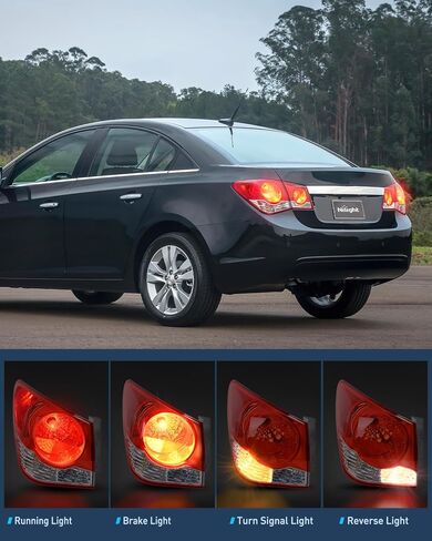 Nilight Taillight Assembly Compatible with 2011 2012 2013 2014 2015 Chevy Cruze 2016 Limited Outer Tail Light OE Style Rear Lamp Replacement Passenger Side in Saudi Arabia