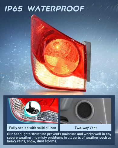 Nilight Taillight Assembly Compatible with 2011 2012 2013 2014 2015 Chevy Cruze 2016 Limited Outer Tail Light OE Style Rear Lamp Replacement Passenger Side in Saudi Arabia
